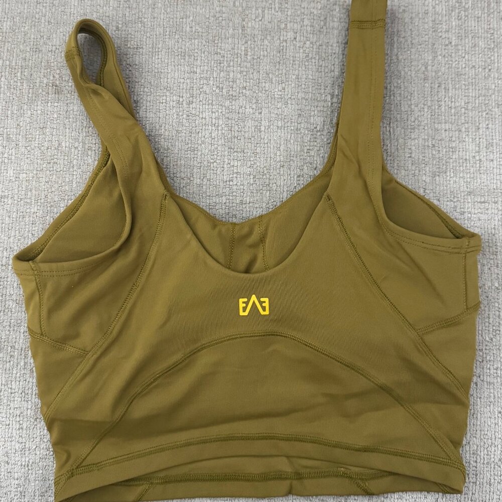 FULLAFIT Tennis/Pickleball/Athletic/Workout Crop Top - Cumin, Size XS or S - Picture 4 of 4
